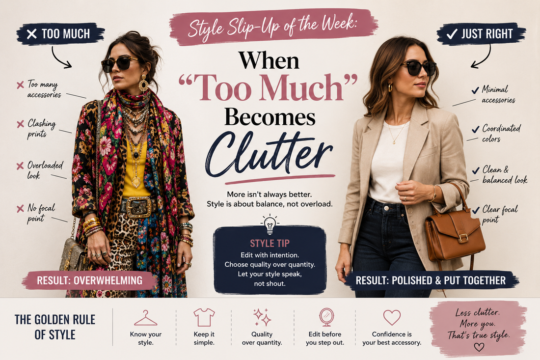 Style Slip-Up of the Week: When “Too Much” Becomes Clutter