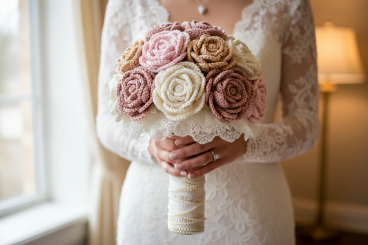 DIY Wedding Crochet Rose Bouquet: A Timeless, Handmade Love Story