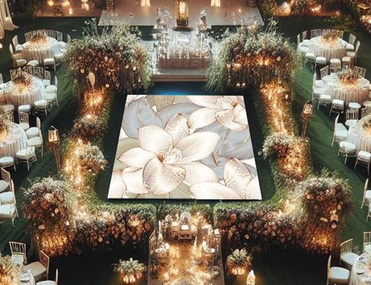 Transform Your Wedding or Event with a Custom Floor Graphic