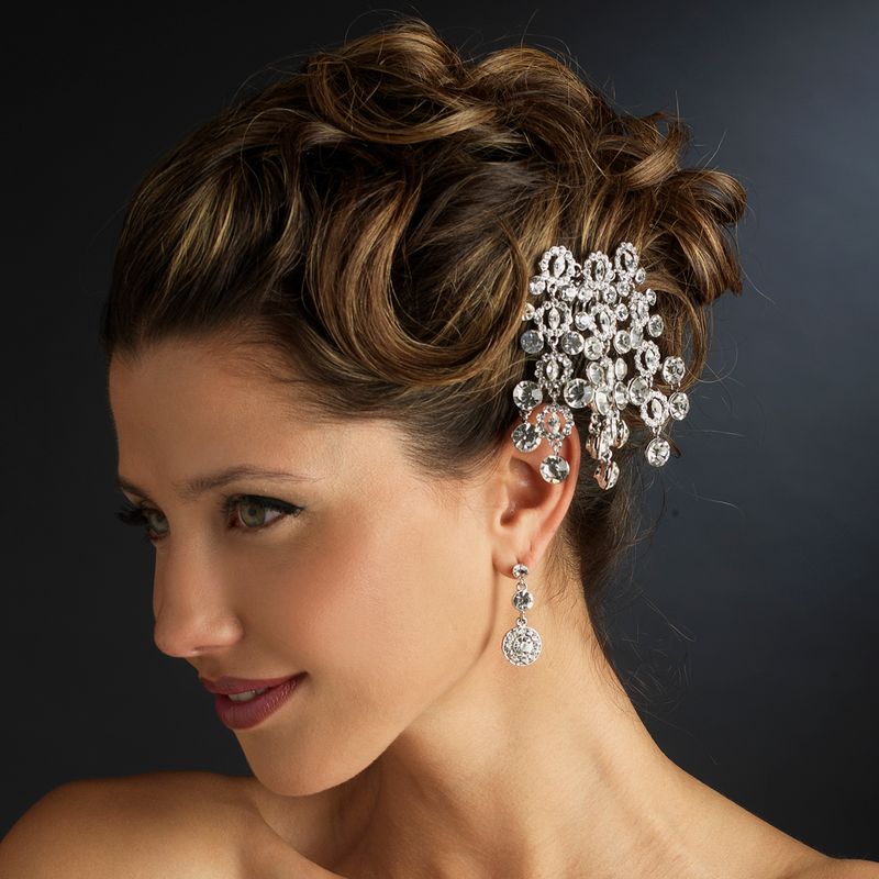 Glamour CZ Hairpiece – Crystal Edition #1253