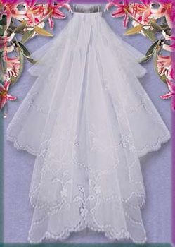 Couture Lace Veil – Crystal Edition #0198