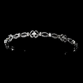 Ethereal Crystal Headband – Silver Edition #0967