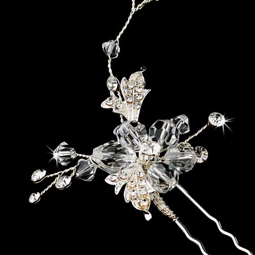 Luxe Floral Vine – Couture Crystal Hair Vine