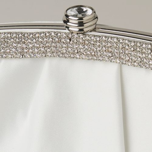 Radiant Ivory Evening Bag – Rose Gold Edition #0255