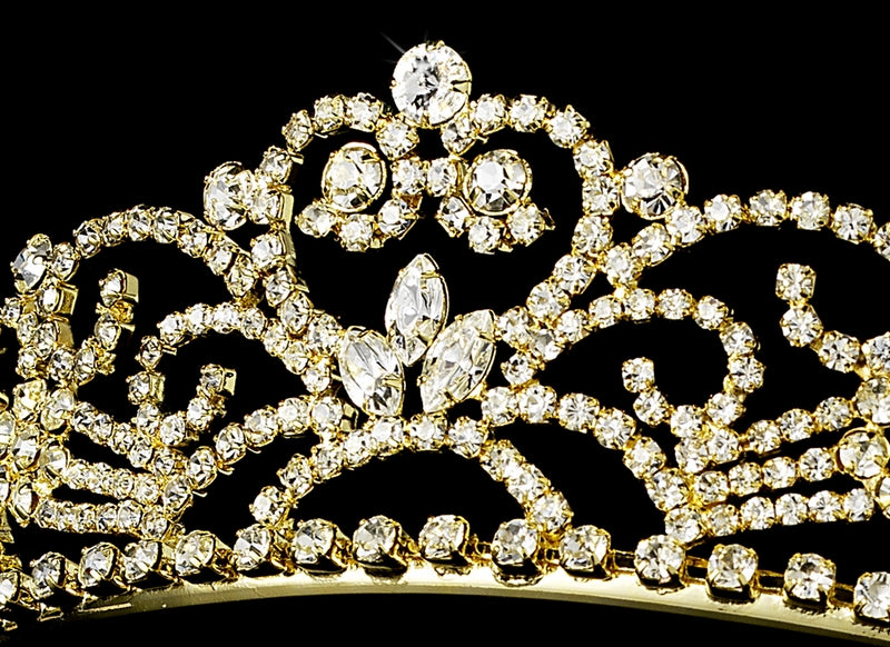 Crystal Princess Bridal Tiara Hp 1774 Silver Or Gold 57
