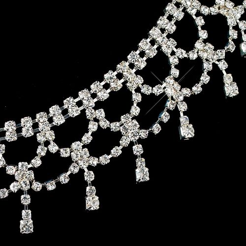 Elegant Bold Rhinestone Jewelry Set Ne 70926 72