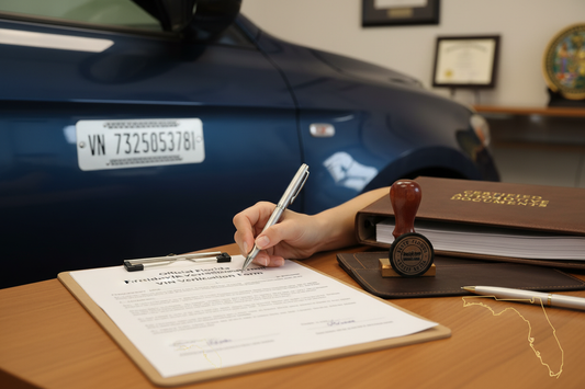 Florida VIN Verification & Notary Services