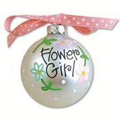 Flower Girl Wedding Day Ornament Or 9 17