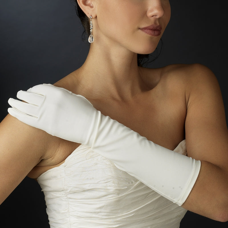 Timeless Pearl Lace Gloves – White Edition #0165