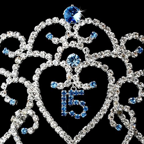 Couture Quinceañera Crown – Ivory Edition #0262
