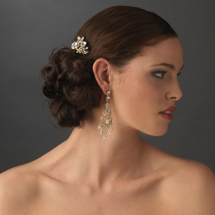 Gold Plated Bridal Hair Pin 95 42