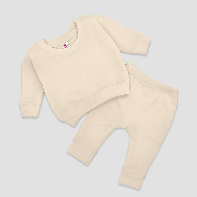 Baby Sweatsuit - Fleece - 100% Polyester White additional image 1