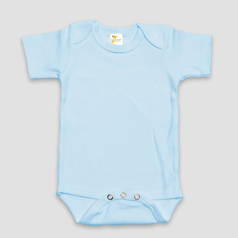 Baby Short Sleeve One-Piece Onesies – Premium 100% Cotton Navy additional image 2