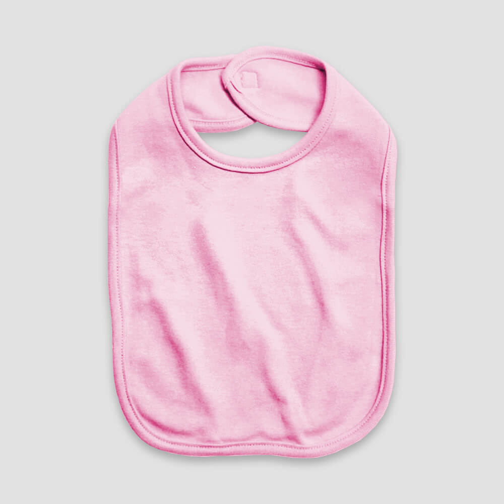 Baby Bibs with Velcro Closure – 2 Ply – Premium 100% Cotton White additional image 2