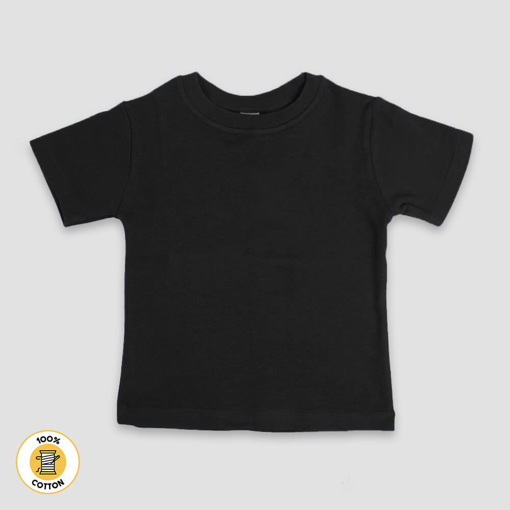 Baby Crew Neck T-Shirts – Premium 100% Cotton White additional image 1
