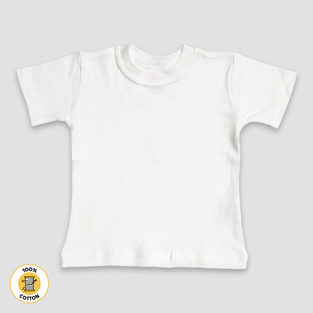 Baby Crew Neck T-Shirts – Premium 100% Cotton Black additional image 3