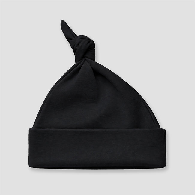 Baby Knotted Beanie Hats – Polyester Cotton Blend Blue additional image 5