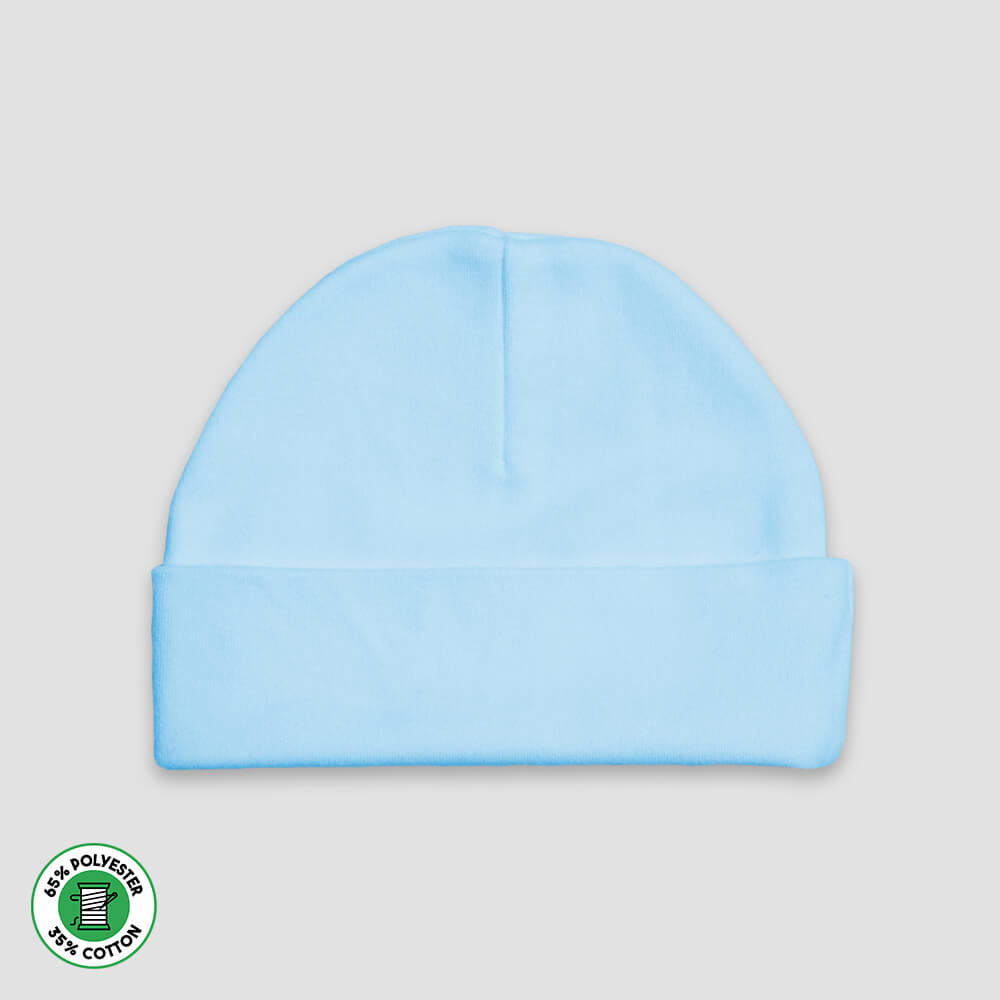 Baby Beanie Hats – Polyester Cotton Blend Black additional image 4