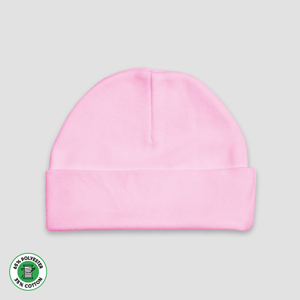 Baby Beanie Hats – Polyester Cotton Blend Blue additional image 4