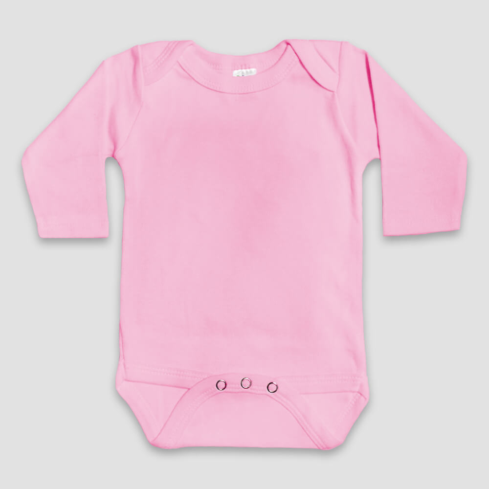 Baby Long Sleeve One-Piece Onesies – Polyester Cotton Blend Black additional image 1