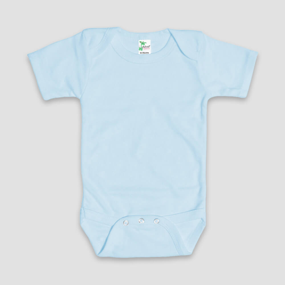 Baby One-Piece Onesies Short Sleeve – Polyester Cotton Blend Yellow additional image 4