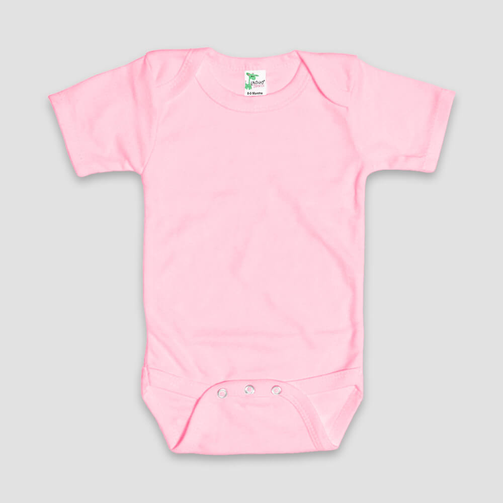 Baby One-Piece Onesies Short Sleeve – Polyester Cotton Blend Blue additional image 2