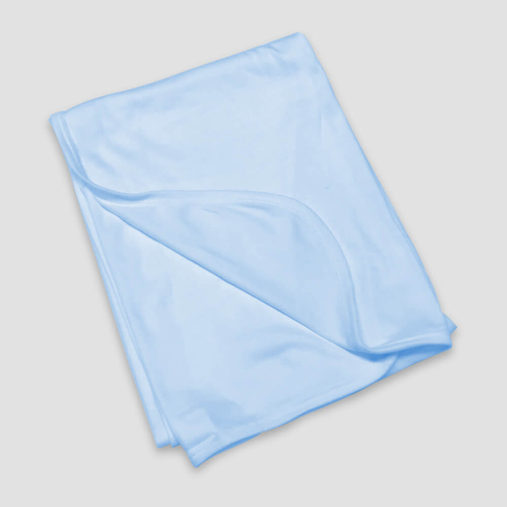 Baby Receiving Blankets - Poly-Cotton Blend Pink additional image 1
