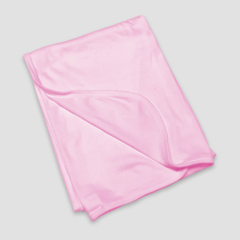 Baby Receiving Blankets - Poly-Cotton Blend White additional image 1