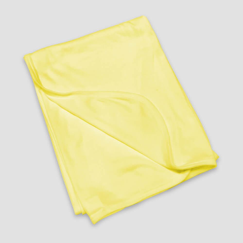 Baby Receiving Blankets - Poly-Cotton Blend Blue additional image 2