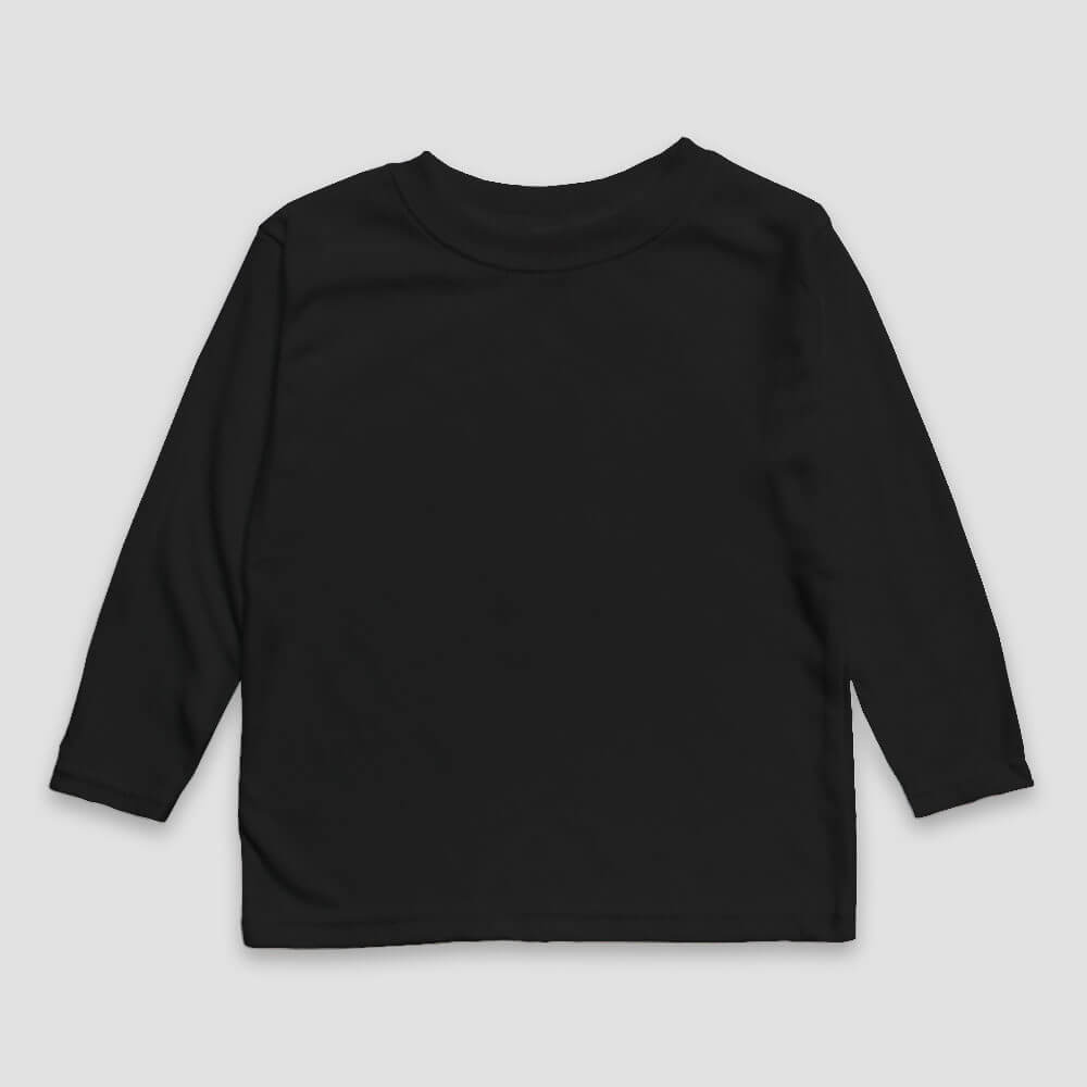 Youth Long Sleeve T-Shirts - 65% Polyester 35% Cotton Blend White additional image 1