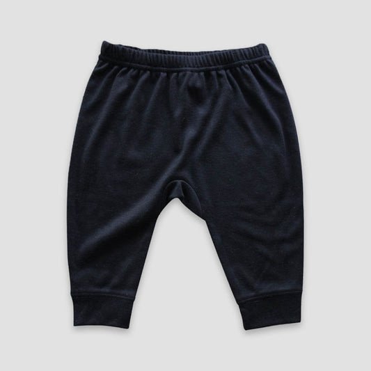 Baby Jogger Pants – Polyester Cotton Blend Black Black 6-12M