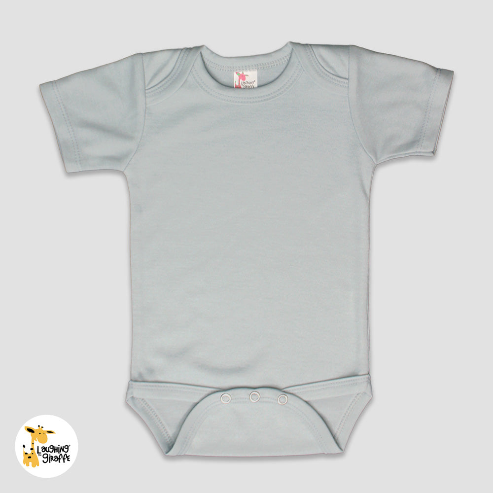 Baby Short Sleeve One-Piece Onesies - 100% Polyester White additional image 2
