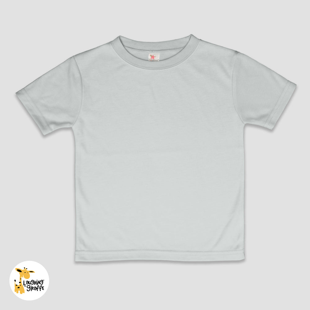 Toddler Short Sleeve T-Shirts – 100% Polyester White additional image 1
