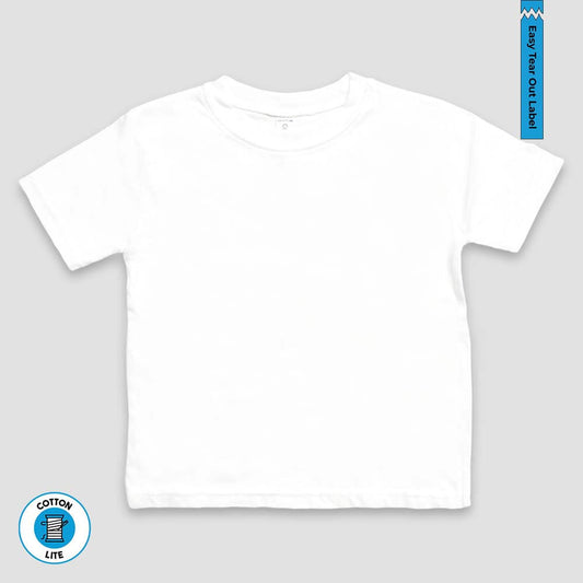 Youth Short Sleeve T-Shirts – White – 100% Cotton White XS