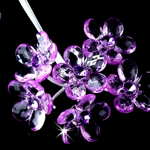 Lilac Crystal Flower Bouquet Jewels Bq 284 30
