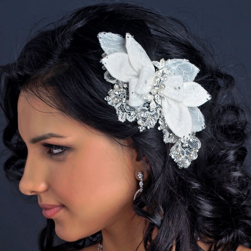 Glamour Pearl Clip – White Edition #1402
