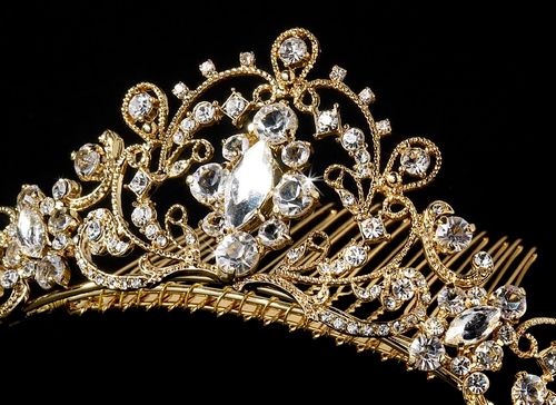 Regal CZ Hairpiece – Silver Edition #0561