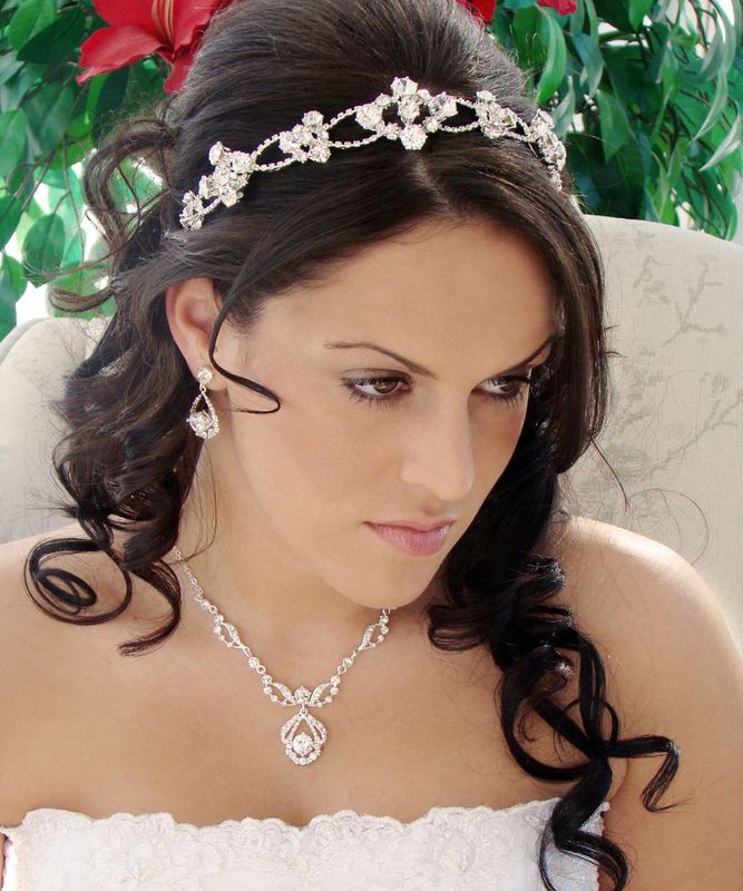 Rhinestone Bridal Tiara Hp 8115 111