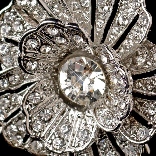 Opulent Rhinestone Clip – Gold Edition #0469