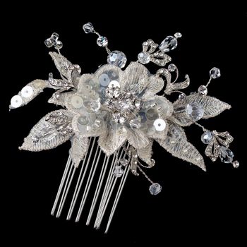 Opulent Crystal Comb – Ivory Edition #0482