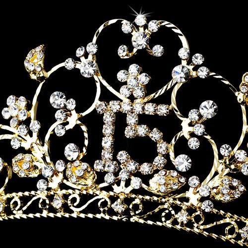 Couture Quinceañera Accessory – Gold Edition #0629