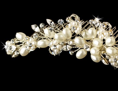 Ethereal Pearl Tiara – White Edition #0049