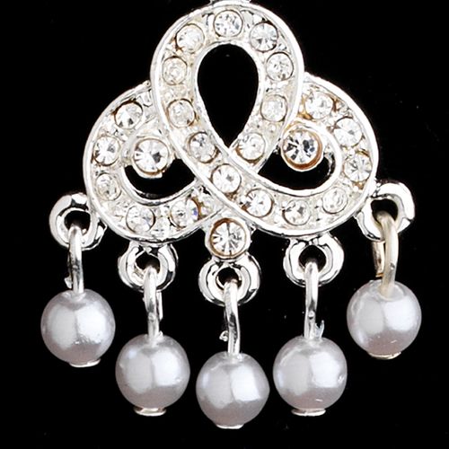 Luxe Pearl Earrings – Crystal Edition #0973