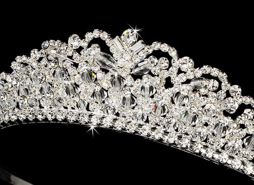Swarovski And Rhinestone Bridal Tiara Hp 7075 32