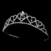 Sweet 15 Quincea Era Rhinestone Covered Tiara 460 In Silver Available In Many Colors 36 1