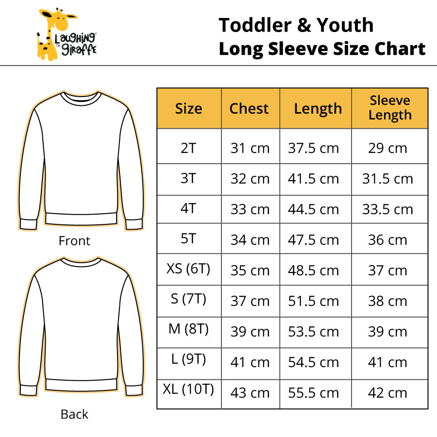 Toddler Long Sleeve T-shirt - Crew Neck - 100% Polyester additional image 1